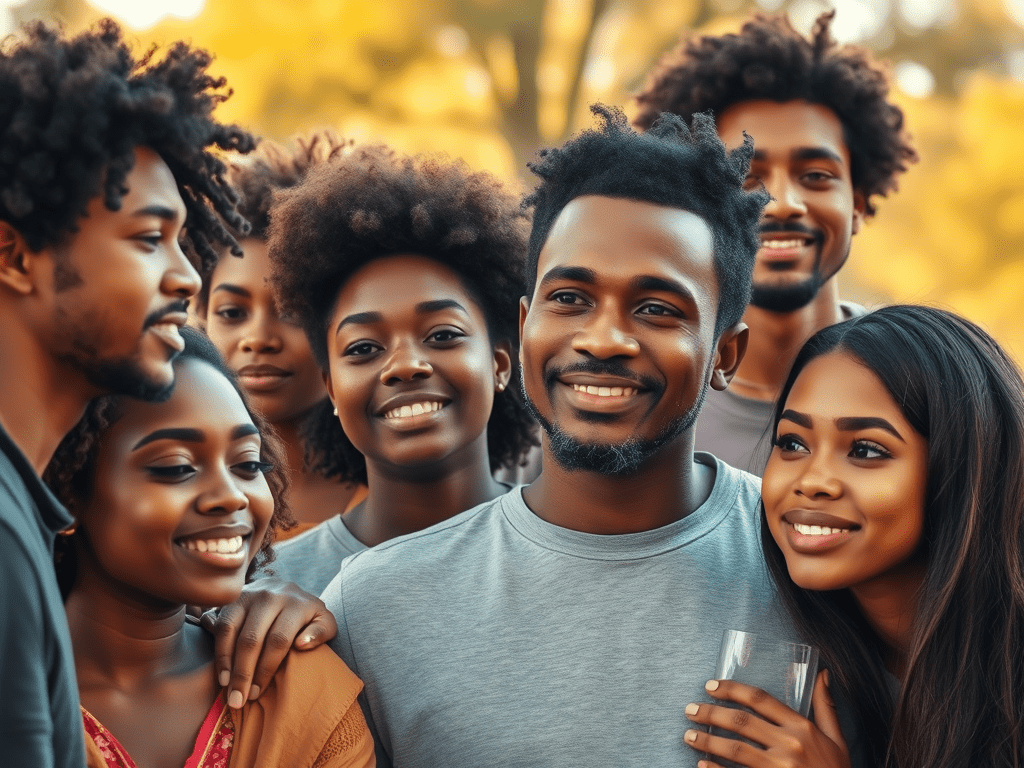 supportive friend group